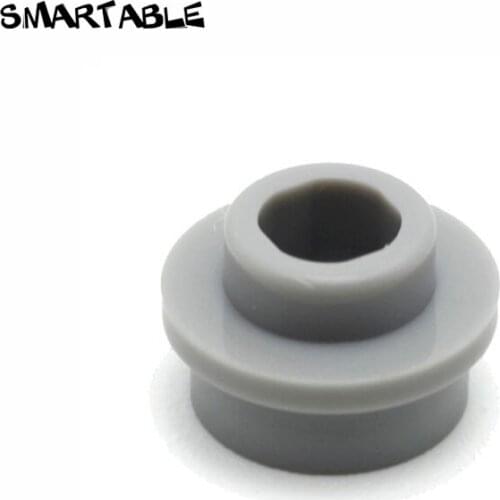 Smartable Plate Round 1x1 with Open Stud Building Blocks MOC Parts Toys For Kids Compatible Major Brands 85861/28626 100pcs/lot