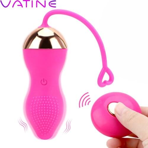 VATINE Vaginal Tight Exercise Ball Vibrators Vibrating egg Remote Control Kegel Balls G-spot Massage Sex Toys for Women