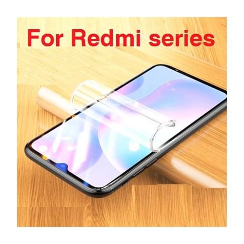 Protective For Xiaomi Redmi Note 8 7 6 5 9s 9 Pro Max Hydrogel Film Screen Protector For Redmi 7 7A 8 8A 9 Film