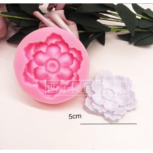 1pcs/set Flower Silicone Molds For Fondant Cake Decoration Tools Sugarcraft Cookie Petal Flower DIY Baking Moulds