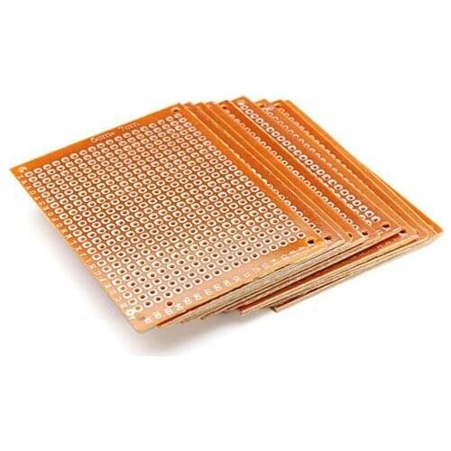10PCS 5x7cm Blank PCB Breadboard Universal DIY Phototype Board Single Side Circuit Breadboards