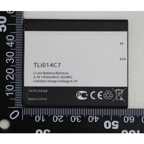 2pcs/lot 3.7V 1450mAh TLi014C7 Phone battery For Alcatel One Touch Pixi First 4024D 4.0" TLi014C Mobile Phone Internal battery