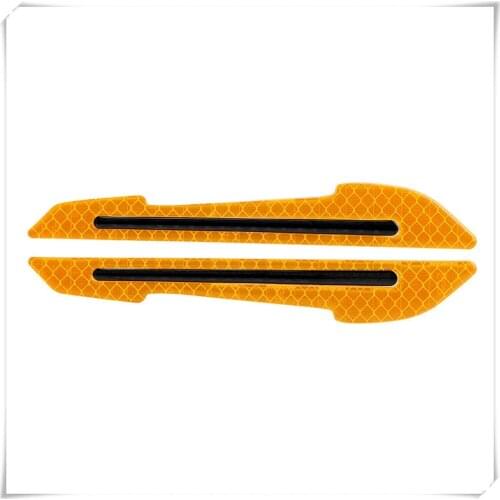 2pcs Car Exterior Styling Reflective Sticker Tape for Ford Focus MK2 MK3 MK4 Fiesta Ecosport Mondeo Fusion kuga Escape