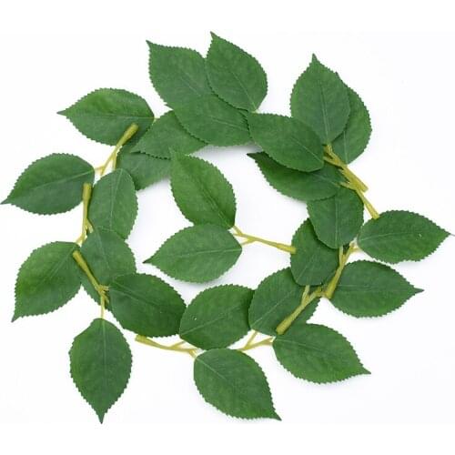 50PCS Artificial Plants Christmas Decoration for Home Wedding Bridal Accessories Clearance Silk Geaf DIY Gift Candy Box Garlands