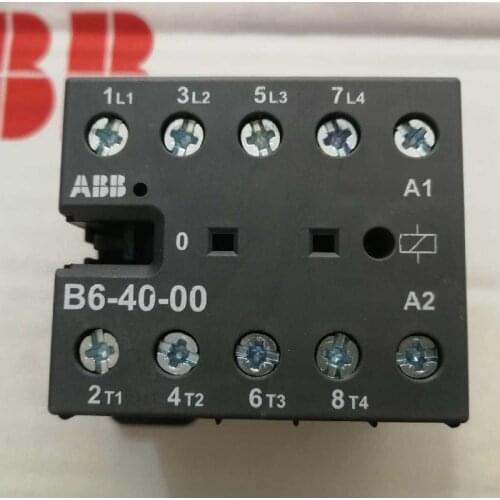 ABB B6 , B7 4-pole mini contactors AC operated B6-40-00 B7-40-00
