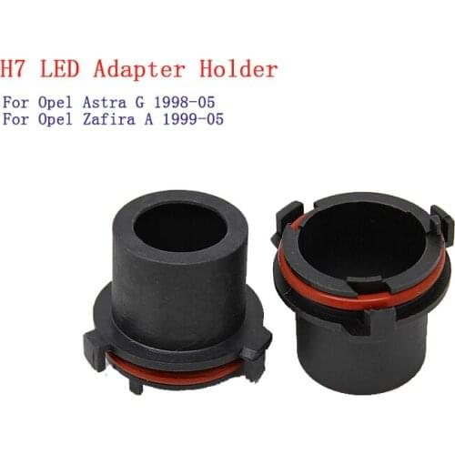 H7 HID LED Xenon Bulb Adapter Holder Base Conversion Convert Spacer For Vauxhall Opel Astra MK4 G Corsa C Zafira A