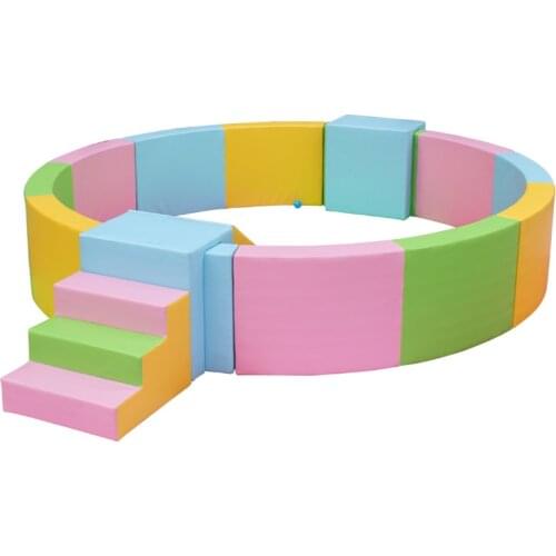 Customized Software Ball Pool With Slide Kids Playing Ocean Sea Ball Fun Zone Playground Fence YLWS152