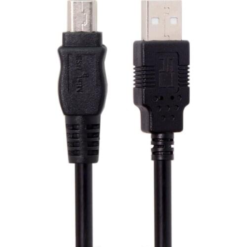Jimier 8m 5m 3m 1.5m USB 2.0 Male to Mini USB 5Pin Male Data Cable for Hard Disk & Camera & Phone