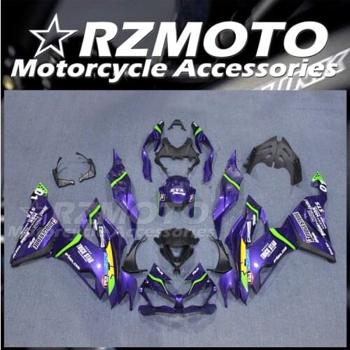 Injection Mold New ABS Motorcycle Fairings Kit Fit for kawasaki Ninja ZX6R 2019 6R 636 19 body set Custom Purple