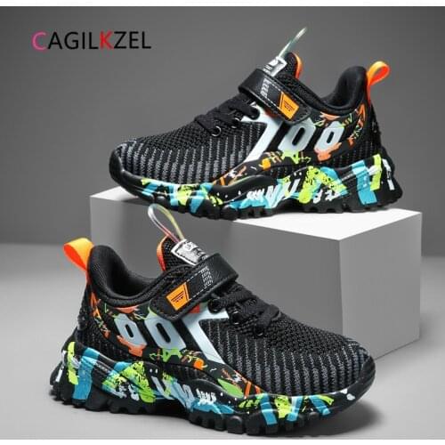 CAGILKZEL Autumn Children Shoes Fashion Colorful Sports Shoes For Girls Casual Running Kids Sneakers Girls Shoes Basket Enfant
