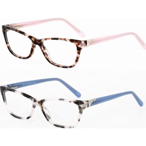 Metal Acetate Myopis Glasses Frame Women Clear Lens Retro New Fashion Women Men Reading Glass Eyewear Computer Eye Glasses