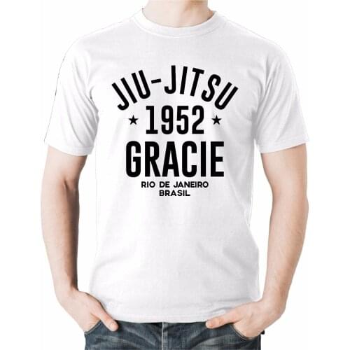 2019 New Mens Brazilian Jiu Jitsu Gracie T Shirt Clothing Martial Arter BJJ Top Tee Tee Shirts