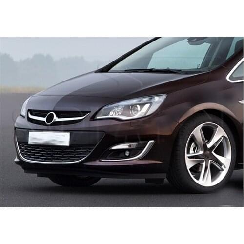 Roxform Chrome Fog light Frame 2 Piece Stainless Steel Car Exterior Accessories Tuning For Opel Astra J HB 2012 2013 2014 2015 2016