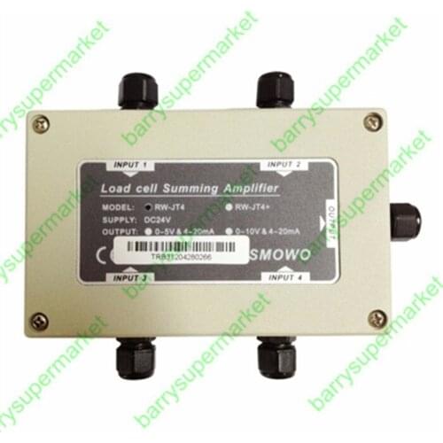 RW-JT 4-Channel Strain Gauge Sum Amplifier, Dual signal output(0~5V&4~20mA)