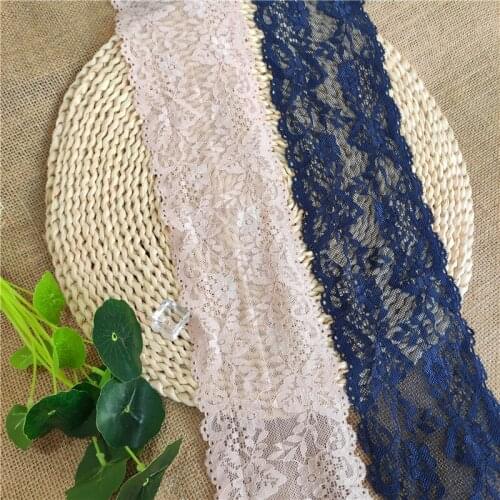 S1469 10cm wide white lace embroidery, stretch lace embroidery, embroidery, lingerie sewing