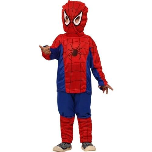 Snailify Cheap Superhero Costume For Kids Boys Spider Cosplay Purim Carnival Party Costume