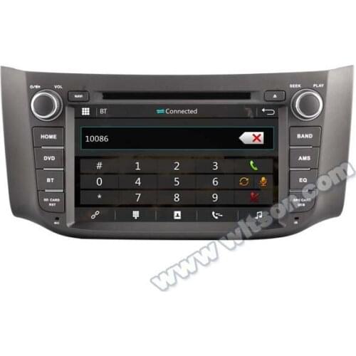 8" Capacitive Touch Screen Special Car DVD for Nissan Sylphy 2012-2014 & Nissan B17 2012-2014 with Front DVR Camera Support