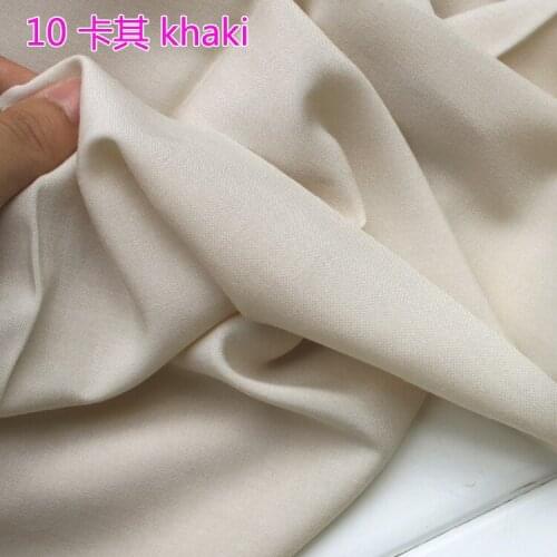 Khaki 100% Viscose Fabric Cotton Fabric Silk Artificial Cotton Fabric Skirt Fabric 60" Wide Sold BTY Free Shipping