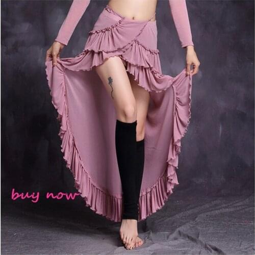 Hip Scarf Belly Dance Skirt Stretchy sexy Belly Dance Clothing Costume Accessories Half Circle Wrap Belt for women belly dance