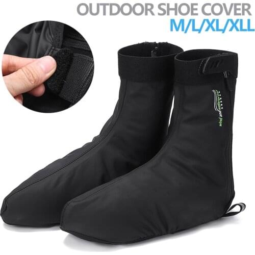 Winter Cycling Shoe Cover Outdoor Sports Waterproof Windproof Overshoes Warm Shoe Cover Protector M/L/XL/XXL