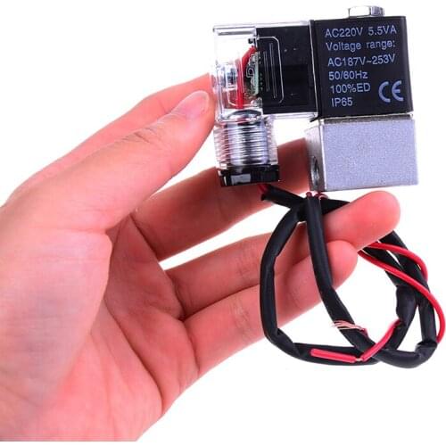 1Pc Mute Oil Free Air Compressor Air Pump Fittings Unloading Valve Drain Valve Solenoid Valve