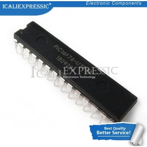 1PCS PIC16F76-I/SP PIC16F76 DIP-28 In Stock