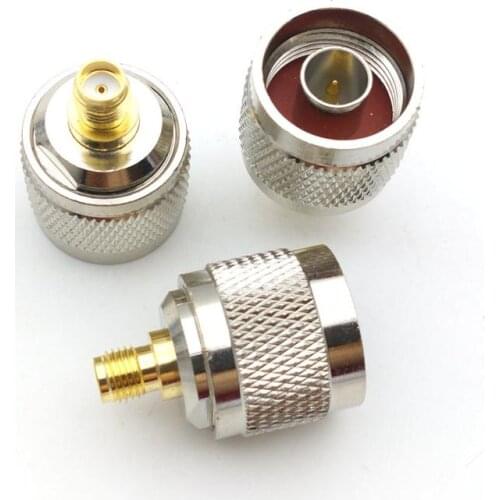 20PCS N plug male to SMA female jack RF Coax connector copper