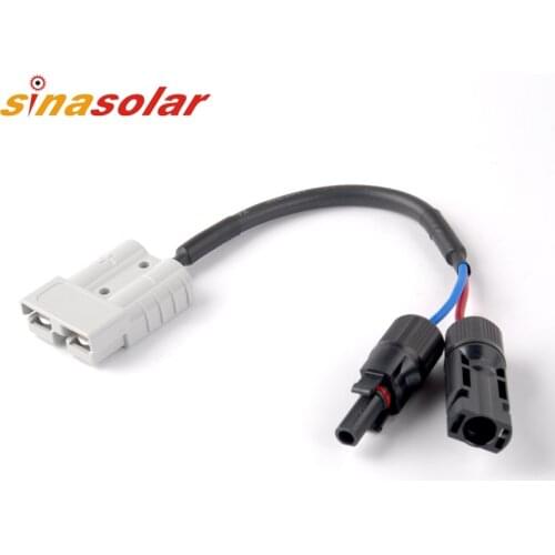 20cm 50A Anderson To H4 Power Cable for Solar Power System 600V 50A SH50 Plug Connector for Solar Panels Caravans Battery