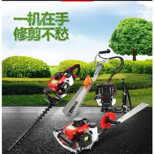 32cc Hedgerow Trimmer Gasoline Machine Pruning Machine Landscaping Double-blade Hedge Trimmer