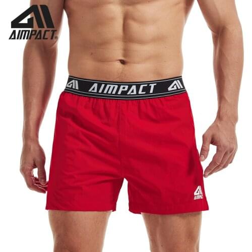 AIMPACT 5 Inches Athletic Running Shorts Quick Dry Workout Training Short with Zip Pocket AM2931