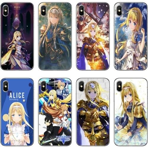 Alice Zuberg Sword art online Alicization Case For Samsung Galaxy A71 A70 A60 A51 A50 A41 A40 A31 A30 A20E A21S A12 A10 A7 A5 A3