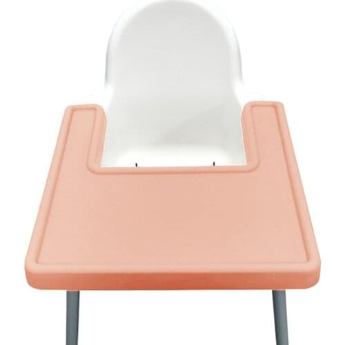 Baby Highchair Feeding Mat BPA Free Silicone Placemat Food Grade Coverage Easy Clean Anti-Slip Tableware For Kids Toddler Infant