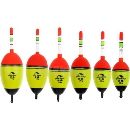 EVA Luminous Floating Floats Sea Rock Fishing Striking Hard Tail Belly Floats 10/15/20/30/40/50G