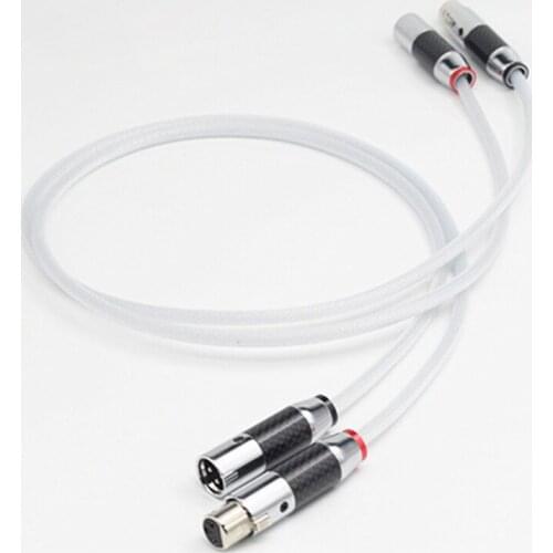 Yter HI-End Silver Plated XLR Audio Balanced Cable HIFI XLR Male Female Audio Cable