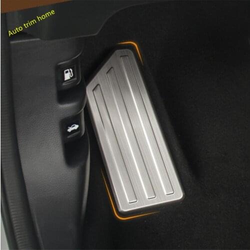Lapetus Left Footboard Pedal Foot Rest Plate Cover Trim Fit For Honda CRV CR-V 2017 - 2020 Stainless Steel / Interior Refit Kit