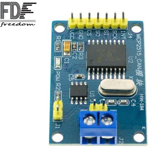 MCP2515 CAN Bus Module Original Board TJA1050 Receiver SPI For 51 MCU NEW ARM Controller