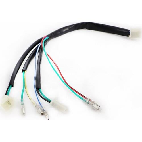 Motorcycle Foot start Socket Cord Assy Circuit Cable Complete for 110cc Electric Full Vehicle OFFROAD GO Kart ATV Harness Lin