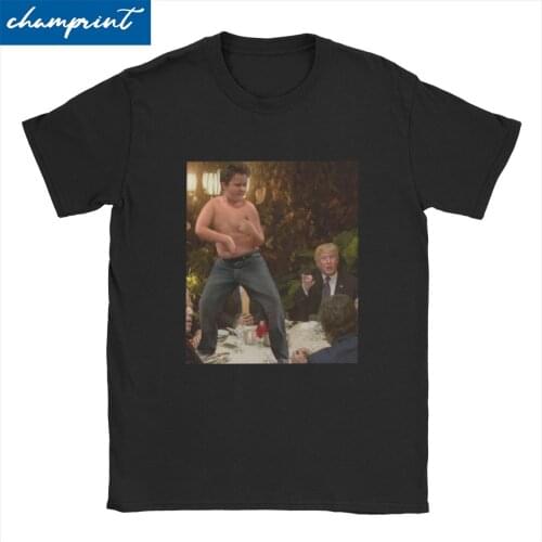 Gibby At Trumps Dinner Meme Men Womens T Shirts Leisure Tees Short Sleeve Round Collar T-Shirt Cotton Graphic Printed Clothing