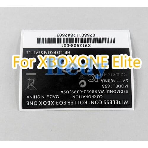 100PCS FOR Microsoft XBOXONE Elite Skin Sticker Stickers Skins For XBOX ONE Elite Handle Label Back Sticker Controller