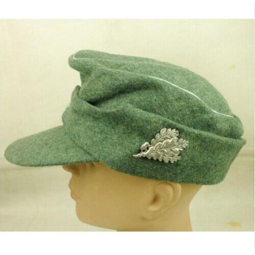 WWII GERMAN WH OFFICER M43 PANZER WOOL FIELD CAP HAT & SNIPER BADGE armyshop2008
