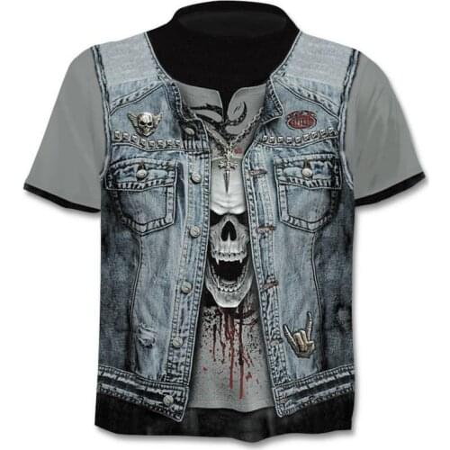 2021 New Cloudstyle Own Design Mens T Shirt 3d Gun Warrior Tshirt Print Knife Harajuku Tops Tee Short Sleeve Fitness T-shirt