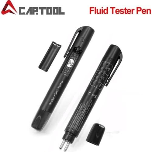 New Auto Brake Fluid Tester Mini For DOT3/DOT4 With 5LED Accurate Oil Quality Car Check Pen Diagnostic Tools Car accessories