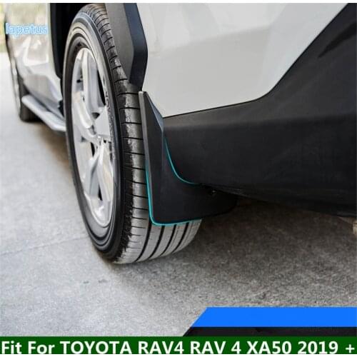 Lapetus Front And Rear Mud Flaps Guards Fenders Mudguard Cover Trim Fit For TOYOTA RAV4 RAV 4 XA50 2019 2020 2021 Plastic