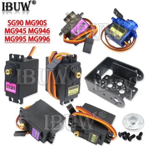 SG90 MG90S MG996R MG995R MG946 MG945 gear Digital Servo For RC Futaba JR Helicopter plane boat car For Arduino DIY MG996 MG995