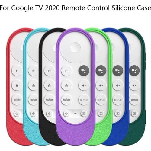 For Chromecast Remote Controler Silicone Case For Chromecast With Google TV 2021 Voice Remote Anti-Lost Silicone Case