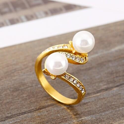 VDELKAT Women's Gold Rings