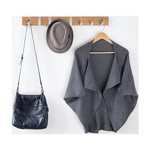 Collalily Nordic Ameirican Oak Wood Modern Design Wall Door clothes Robe Hook Rack corridor rails hanger bedding room coat tree