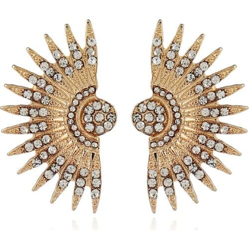 LOVBEAFAS Fashion Sun Flower Brincos Bohemian Earrings Vintage Ethnic Stud Earrings Boho Earrings For Women