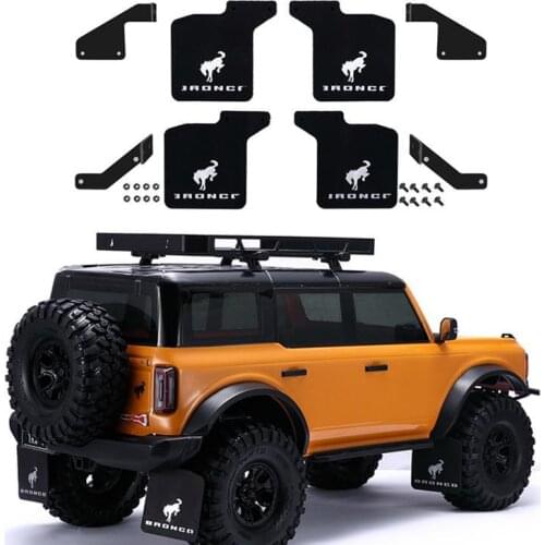 1/10 Rc Climbing Car Traxxas Trx-4 Bronco 92076-4 Metal Rubber Mudguard