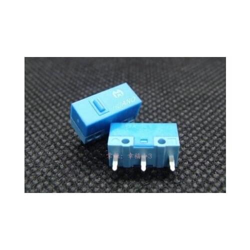 10PCS/LOT HUANO Blue Shell Blue Dot mouse micro switch Button Life of 50 million
